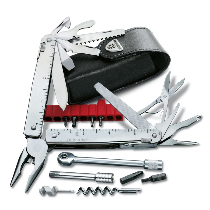 Multitool Victorinox Swiss Tool X Plus z grzechotką