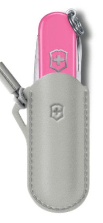 Set Scyzoryk Victorinox ze skórzanym etui Classic SD 58, Cherry Blossom