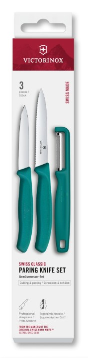 Sada nožů se škrabkou Victorinox Swiss Classic 3 ks